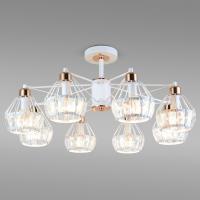 Потолочная люстра с хрусталем 70075/8 белый Eurosvet Lord