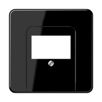 JUNG CD 500/CD plus Черная Крышка для ТАЕ-розетки, моно/стерео-аудиорозетки