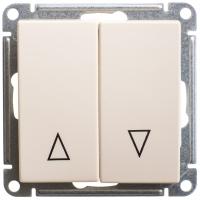 Systeme Electric Wessen 59 Беж Выключатель 2-клавишный, с мех. блокировкой для жалюзи