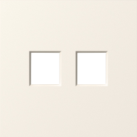 Donel Накладка 2-я для розеток RJ45, TV, SAT, матовый кремовый, серия S08, DS86931
