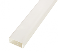 SPL Кабель-канал с перегородкой, настенный 40x20 пластик чисто-белый