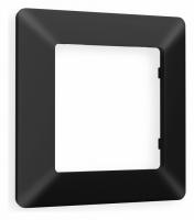 Рамка ALFA Line (Черный матовый) 1-ая AF110701