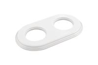 BIRONI Шедель Керамика Белый Рамка 2-ая (скрытый и накладной монтаж)