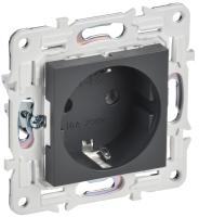 IEK SKANDY Титан Розетка с/з без защитных шторок 16А SK-R05T