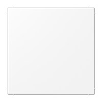 JUNG LS 990 Белый матовый Крышка без отверстий (фиксация защёлкиванием), с суппортом