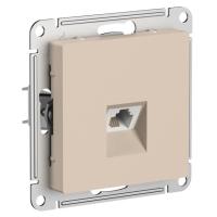 SE AtlasDesign Песочный Розетка телефонная RJ11, механизм