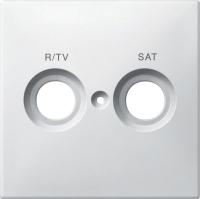 SE Merten SD Бел Накладка розетки R/TV-SAT с маркировкой