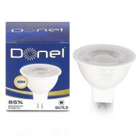 Donel Светодиодная лампа 7Вт, MR16, 220В, GU5, 3, 4000K, 525Лм, Ra>80, 60°, D50хH50мм, DN03005N7GU5,3