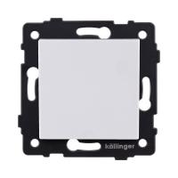 Выключатель 1-клавишный перекрестный 10А/250В, белый Kollinger REA-S-006WH для Aspekt, Eleganz, Reflex