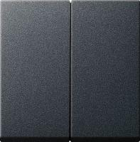 Gira Накладка 2 канальный светор System 55 "антрацит"