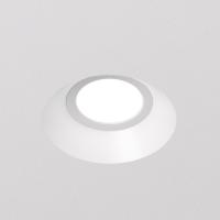 DK2081-WH Встраиваемый точечный светильник для натяжных ПВХ потолков INVIZ, IP 20, до 9 Вт, GU10, LED, белый, ABS-пластик