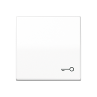 JUNG Клавиша для выключателя с символом "замок" белая