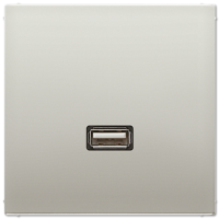 JUNG Мультимедиа разъём, нержавеющая сталь