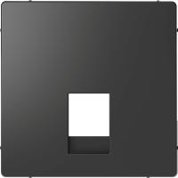 SE Merten D-Life Антрацит Накладка центральная для розетки 2-ной RJ11/RJ12