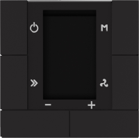 Donel Многофункциональный термостат KNX, 55 мм, серый, DTPBGR040023