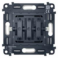 Механизм 3-клавишного выключателя 10A-250V QUANT VM133