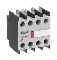 DEKraft Приставка конт. лицевая доп. контакты 3НО+1НЗ ПК-03