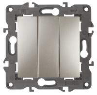 ЭРА 14-1107-04 Elegance Шампань Выключатель 3-кл