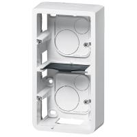 Legrand Mosaic Рамка подъемная вертикальная на 5 или 2x2 модулей, глубина 40мм, белая