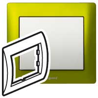 Legrand Galea Life Зеленый Металл/Magic Green Рамка 1-я