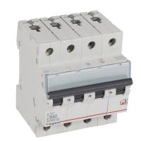 Legrand TX3 Автоматический выключатель 4P 40A (B) 6000