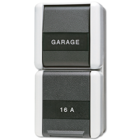 JUNG Комбинация-розетка универсальный выключатель, IP44