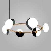 Подвесной светильник 70150/6 черный/латунь Eurosvet Moity