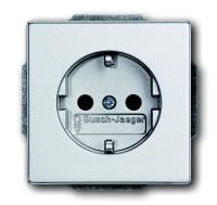 ABB BJE Solo/Future Алюминий Розетка с/з
