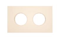 BIRONI Шедель Бриз Песочное золото матовый Рамка 2-ая (скрытый монтаж)