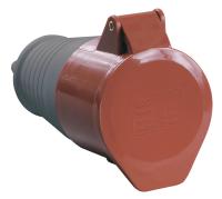 IEK Розетка 214 переносная 3Р+РЕ 16А 380В IP44