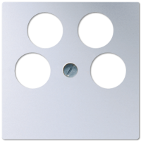 JUNG Крышка для SAT-TV-розетки с 4-мя гнездами алюминий