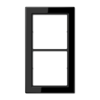 JUNG Рамка 2-кратная черная