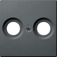 SE Merten SM Антрацит Накладка розетки TV-FM