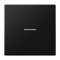 JUNG LS 990 Черный матовый Клавиша 1-ая с подсветкой