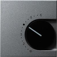 Gira System 55 Алюминий Накладка для регулятора температуры пола