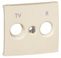 Legrand Valena Крем Накладка TV-FM розетки (стандарт Hirshman)