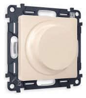 Комплект механизма светорегулятора универсального поворотно-нажимного ALFA MA325510 Бежевый матовый 25-600W/LED 5-300W QUANT