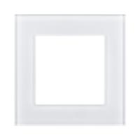 Рамка 1-постовая, стекло белый Kollinger Asthetik AS1WH