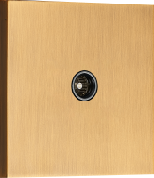 Donel TV розетка (папа), латунь, серия N96, DT301MB