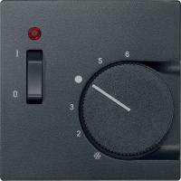 SE Merten SM Антрацит Накладка термостата комнатного (Мех.536302,536304)