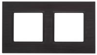 ЭРА 14-5202-05 Elegance Черный/антрацит Металл Рамка 2-ая