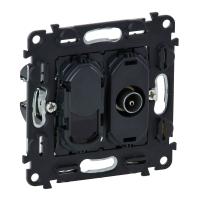 Legrand Valena Мех IN'MATIC Розетка TV "звезда"+ RJ45 Кат.6 UTP