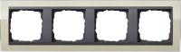 Gira Event Clear Песочный/Антрацит Рамка 4-ая