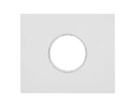 BIRONI Шедель Бриз Белый матовый Рамка 1-ая (скрытый монтаж)