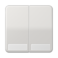 JUNG CD 500/CD plus Светло-серая Клавиша 2-ая с полем для надписи