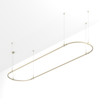 Основание ART-APRIORI-OVAL-HANG-4000x1000 (OG) (Arlight, IP20 Металл, 3 года)