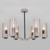 Потолочная люстра в стиле лофт 70139/6 никель Eurosvet Grino