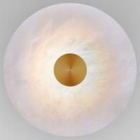 Светодиодный светильник с мраморным рассеивателем 40340 LED латунь Eurosvet Thasos