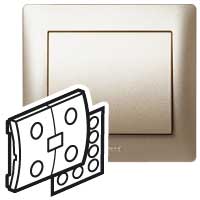 Legrand Galea Life/In One Титан Клавиша 2-ая сценарного выключателя с пиктограммами