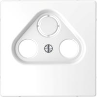 SE Merten D-Life Белый Лотос Накладка центральная TV розетки, 2/3 отверстий